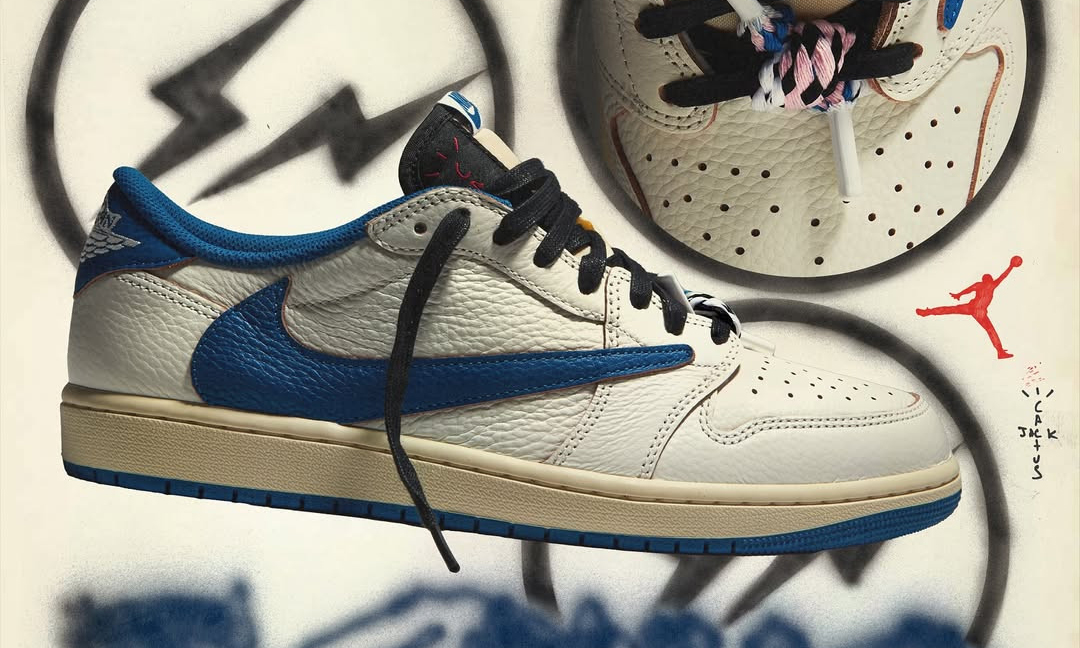 Travis Scott x fragment design x Air Jordan I Low 新配色将于日本率先发售