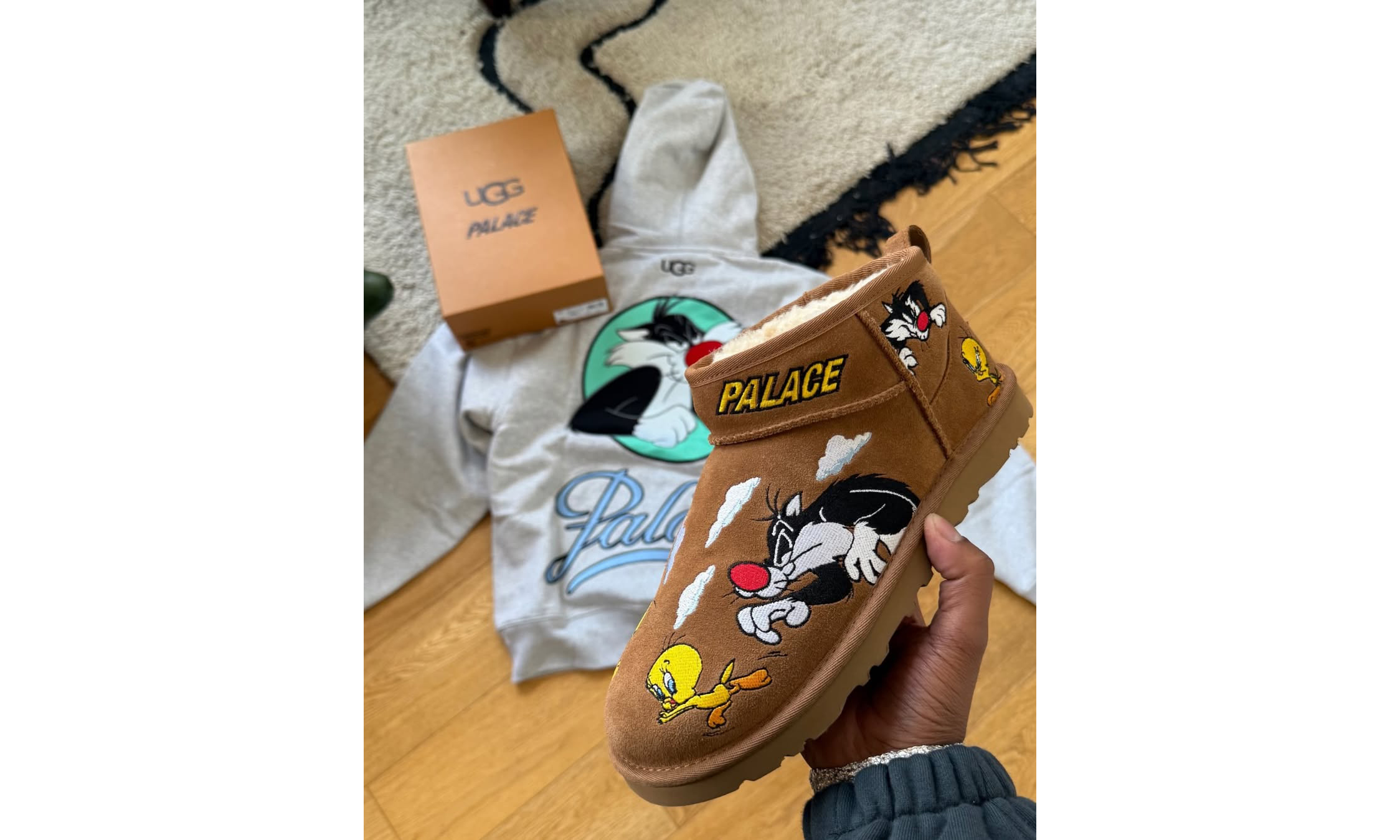 PALACE 与 UGG、Looney Tunes》打造三方联名