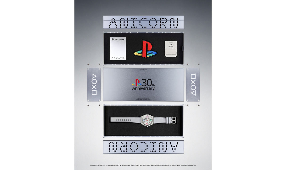 限量 300 只，索尼 PlayStation 联合 Anicorn 推出 30 周年纪念机械腕表