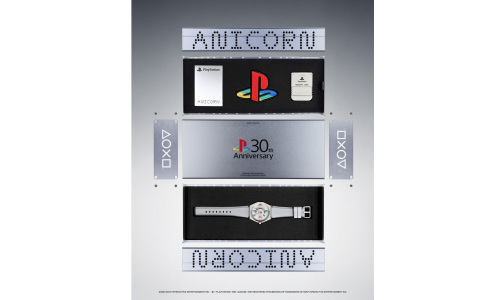 限量 300 只，索尼 PlayStation 联合 Anicorn 推出 30 周年纪念机械腕表