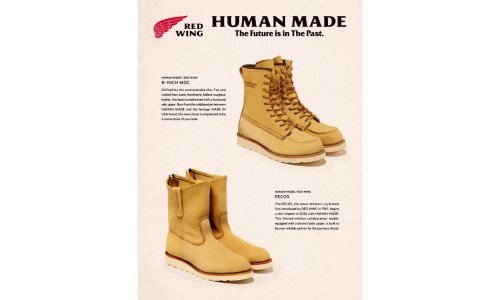 HUMAN MADE 携手 Red Wing Heritage 推出全新 2025 秋冬联名系列