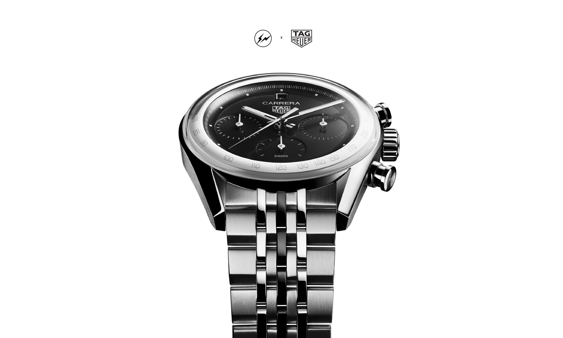 TAG Heuer 携手 fragment design 推出全新 Carrera Chronograph 限量腕表