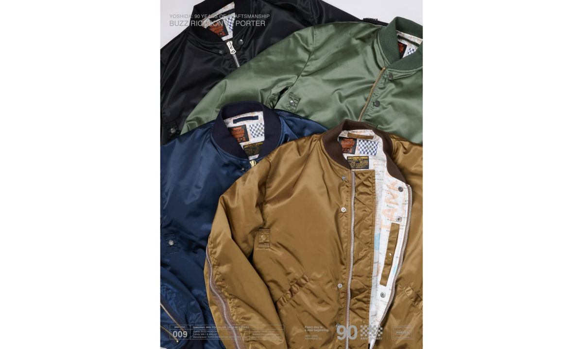 PORTER 携手 BUZZ RICKSON’S 推出 90 周年纪念联名系列