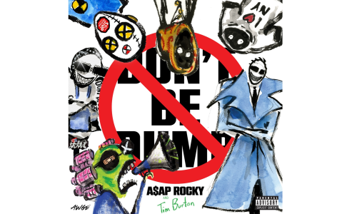 A$AP Rocky 携手 Tim Burton 合作《DON’T BE DUMB》专辑封面
