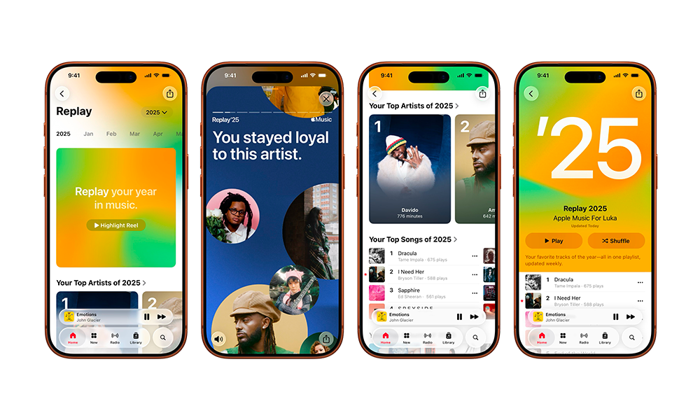 Apple Music 发布 Replay ’25 音乐回忆