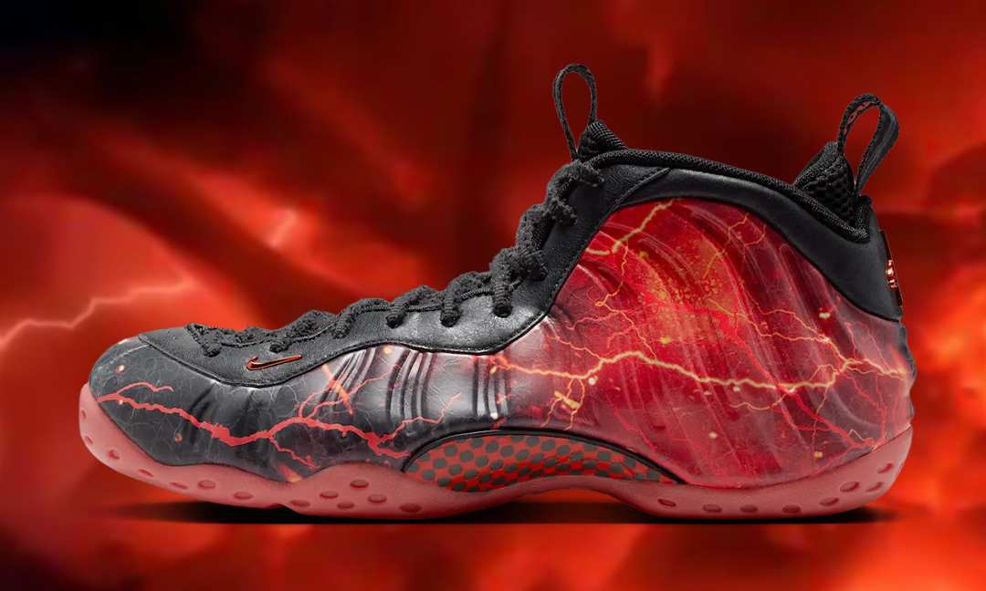 Nike 携手《怪奇物语》打造联名版 Air Foamposite One「Upside Down」