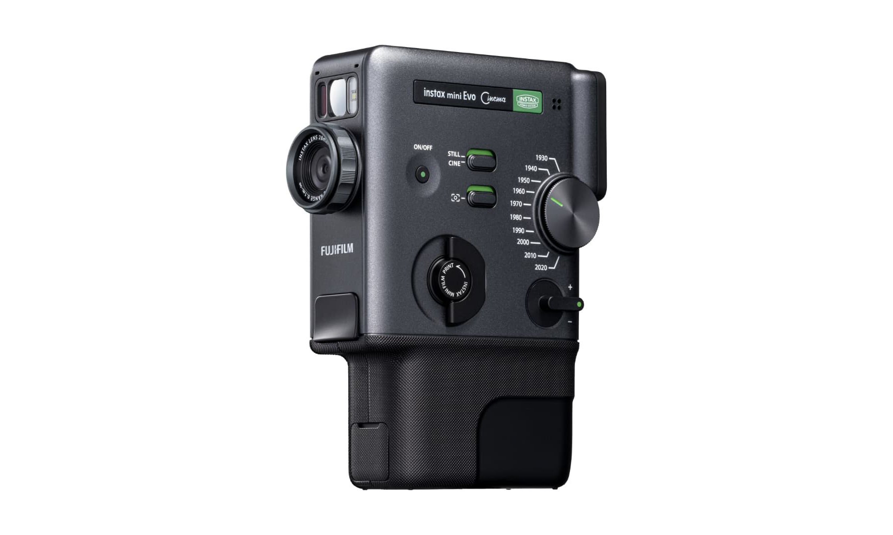 自由调节年代滤镜，富士发布全新直立式复古相机 instax mini Evo Cinema