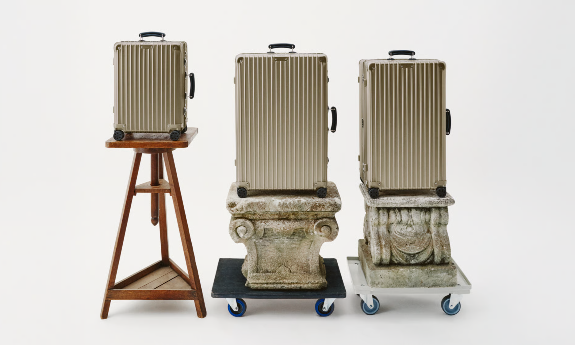 RIMOWA CLASSIC 行李箱系列推出全新钛金属配色