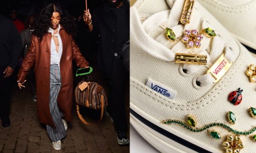 SZA 曝光 Vans 珠宝定制鞋款
