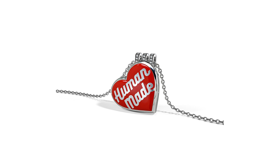 Jacob & Co. x HUMAN MADE 联名「心形吊坠」发布