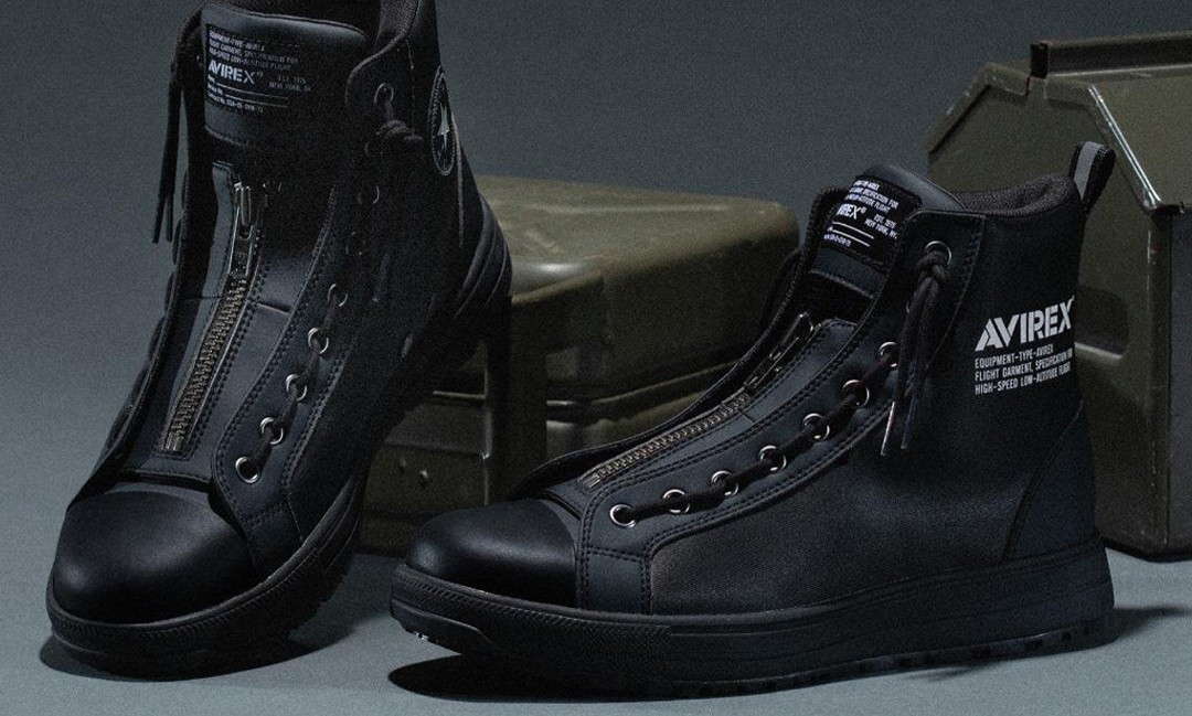 AVIREX x CONVERSE All Star PS II Center Zip High 正式发售