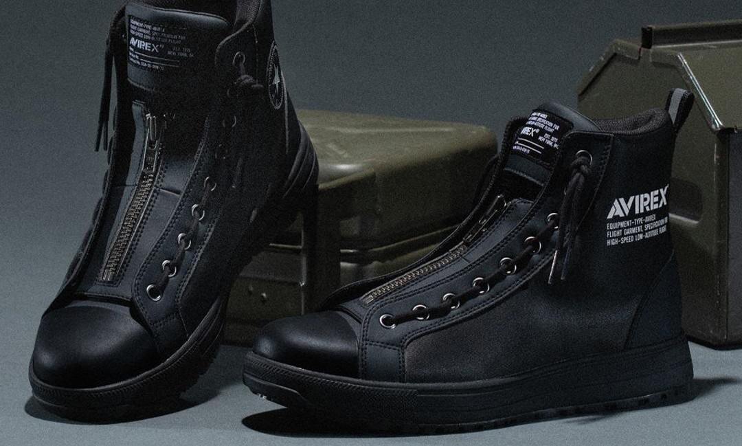 AVIREX x CONVERSE All Star PS II Center Zip High 正式发售