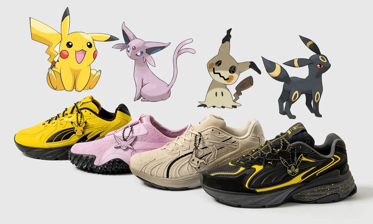 PUMA 发布 Pokémon 30 周年纪念联名系列