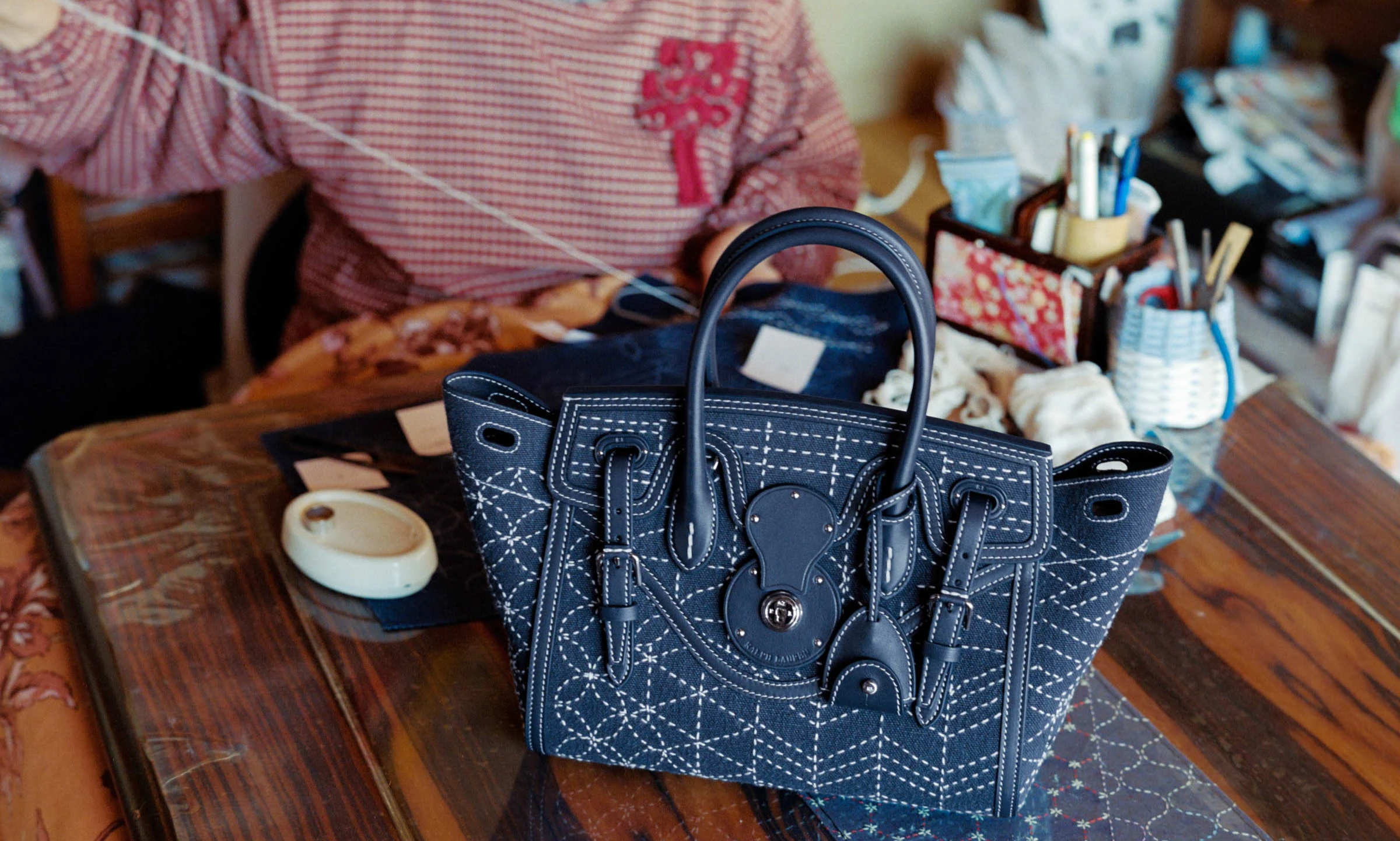 Ralph Lauren 与 Sashiko Gals  合作推出联名包袋