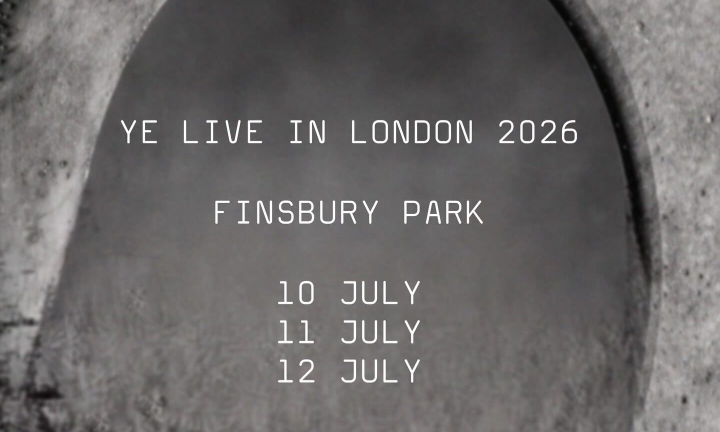 Ye 将重返英国参加 Wireless Festival