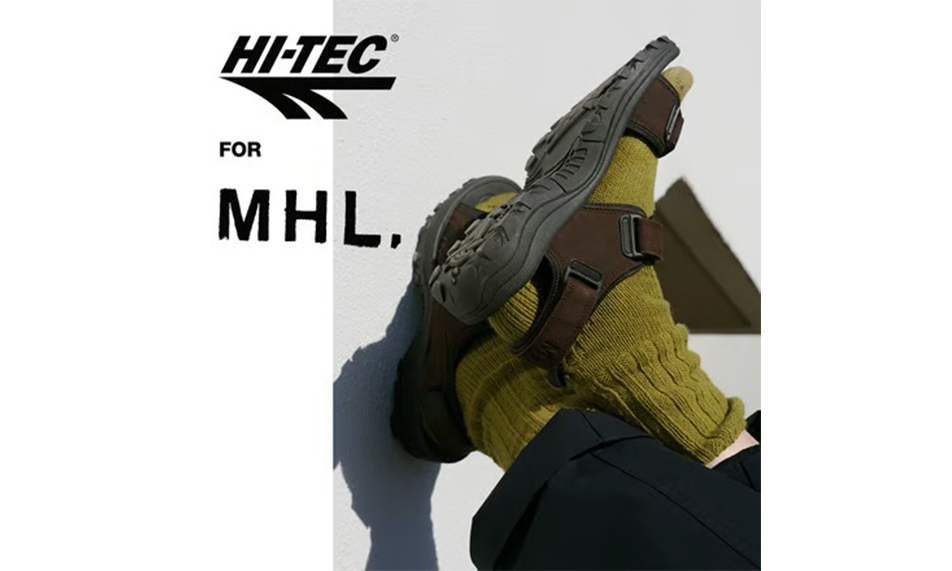 MHL. 携手 HI-TEC 推出首款联名凉鞋