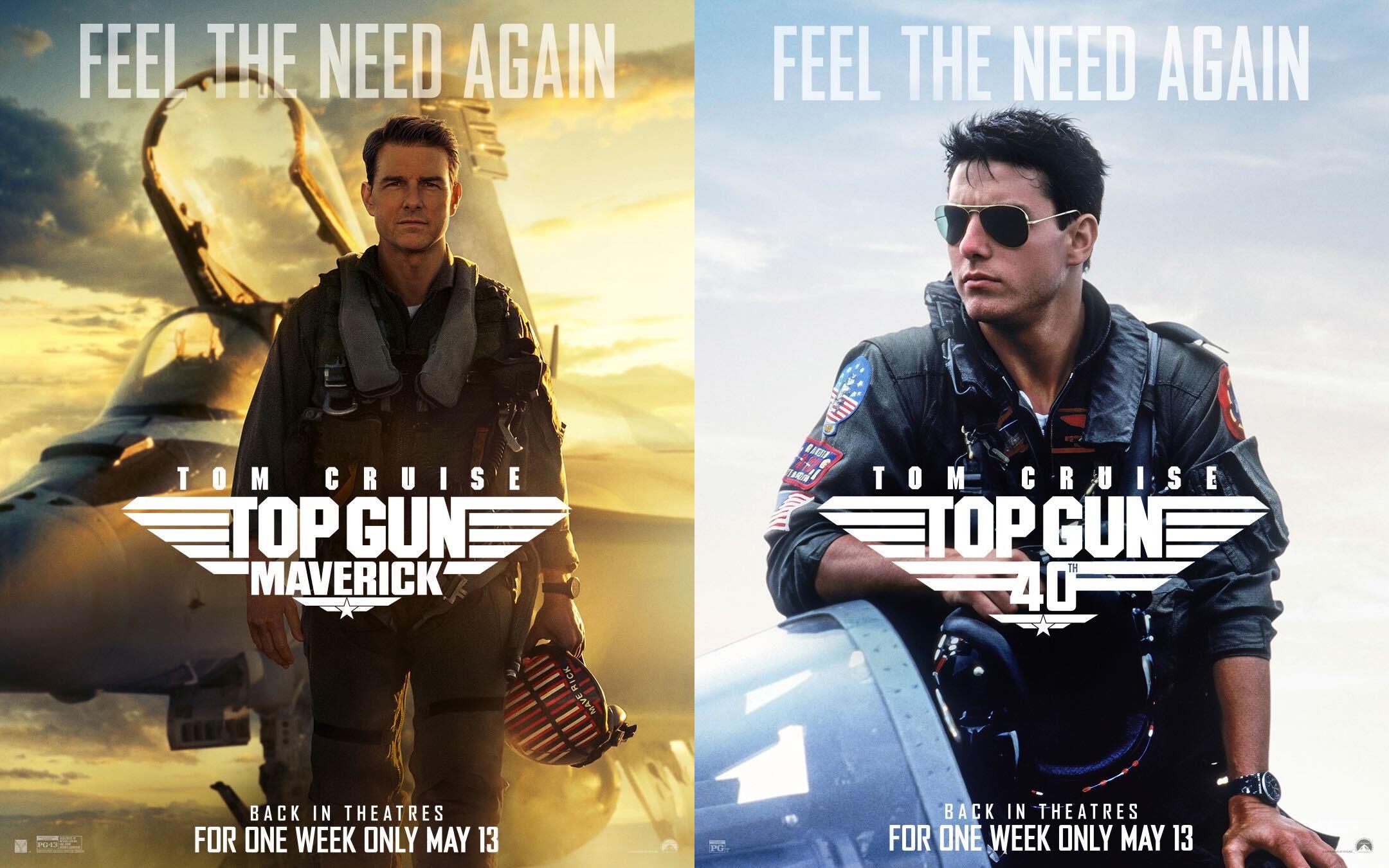 《壮志凌云》重返影院庆祝上映 40 周年