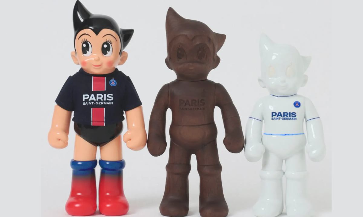 Paris Saint-Germain 与《铁臂阿童木》合作推出限量版玩偶