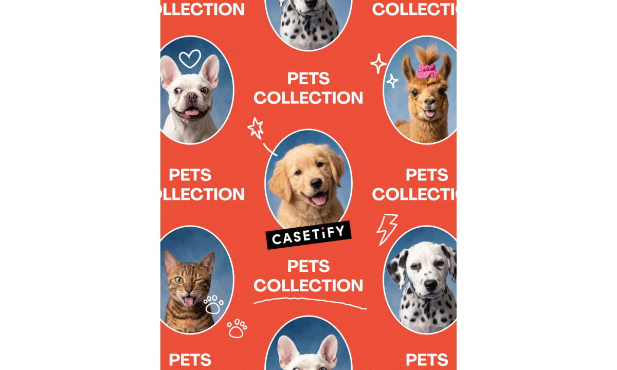 CASETiFY 推出全新宠物系列，上线个性化定制功能