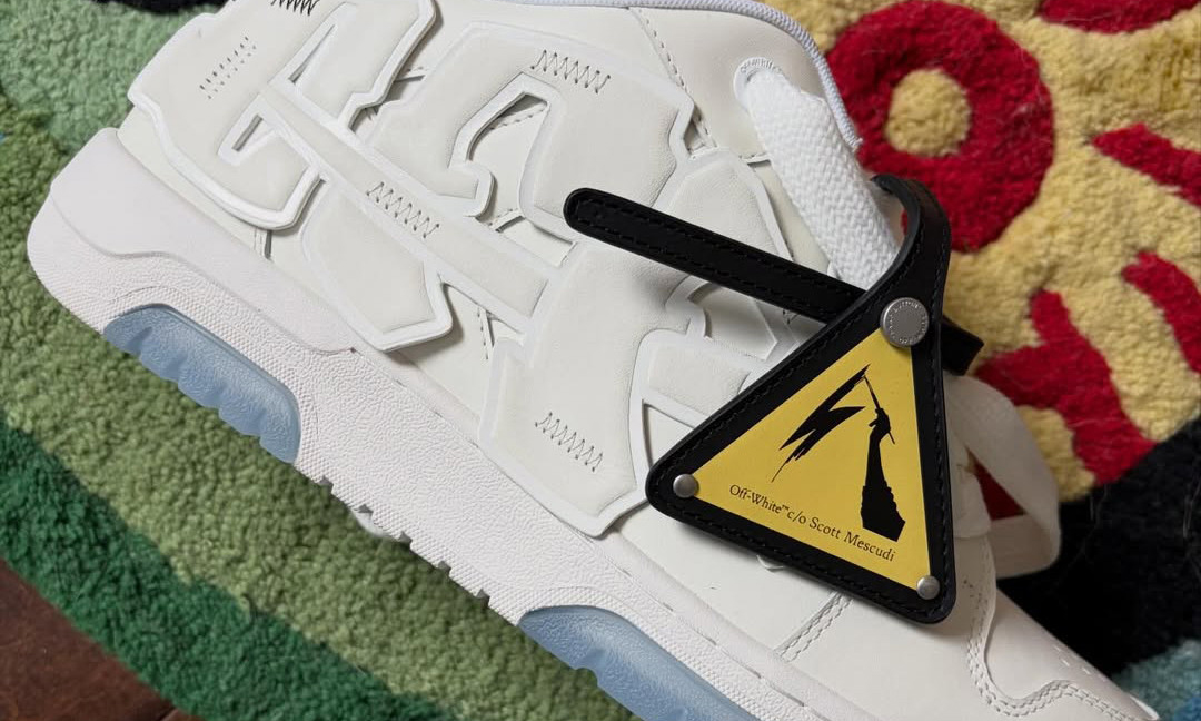 Kid Cudi 曝光与 Off-White 全新合作鞋款「OOO OFF Patch」