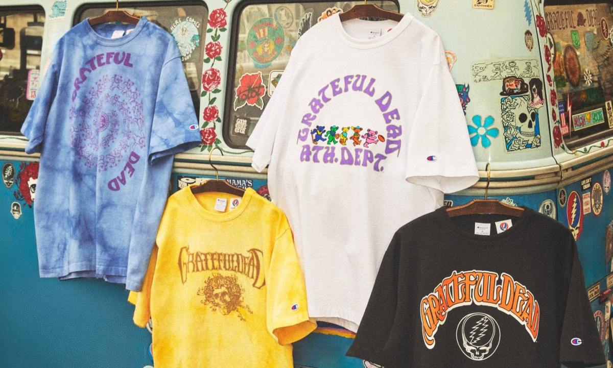 Champion x Grateful Dead 联名 T 恤即将发售