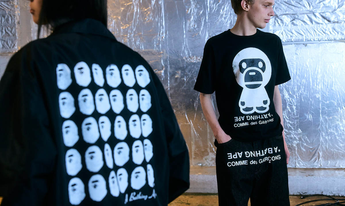 A BATHING APE® x COMME des GARÇONS 限量胶囊系列登场