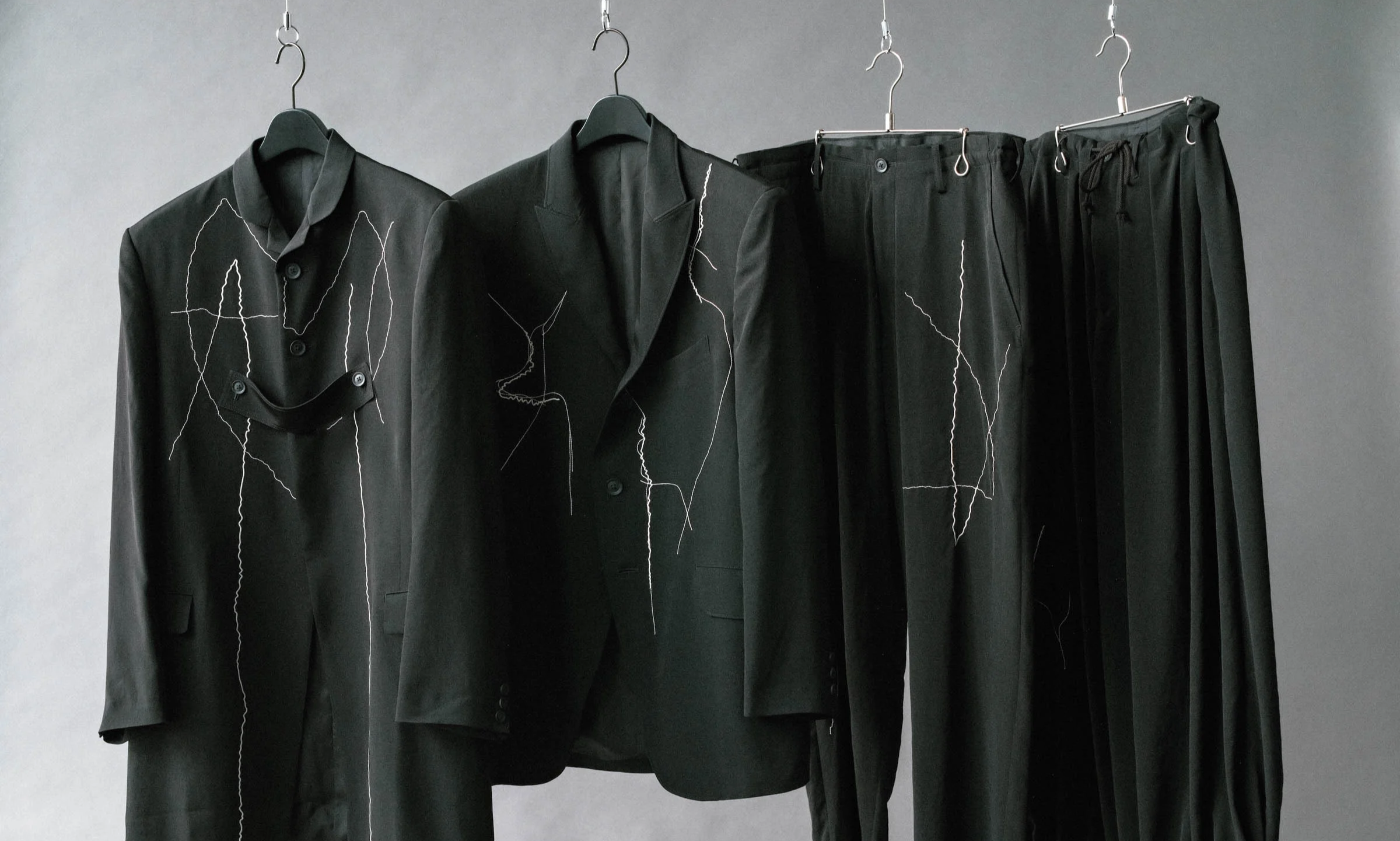 Yohji Yamamoto POUR HOMME 推出「裂纹刺绣」系列