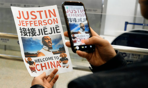 Justin Jefferson 首次中国行正式启程