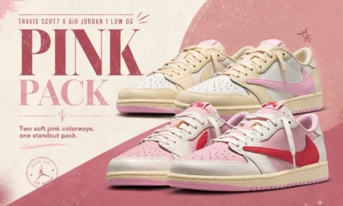 Travis Scott x Air Jordan I Low「Pink Pack」终于定档发售