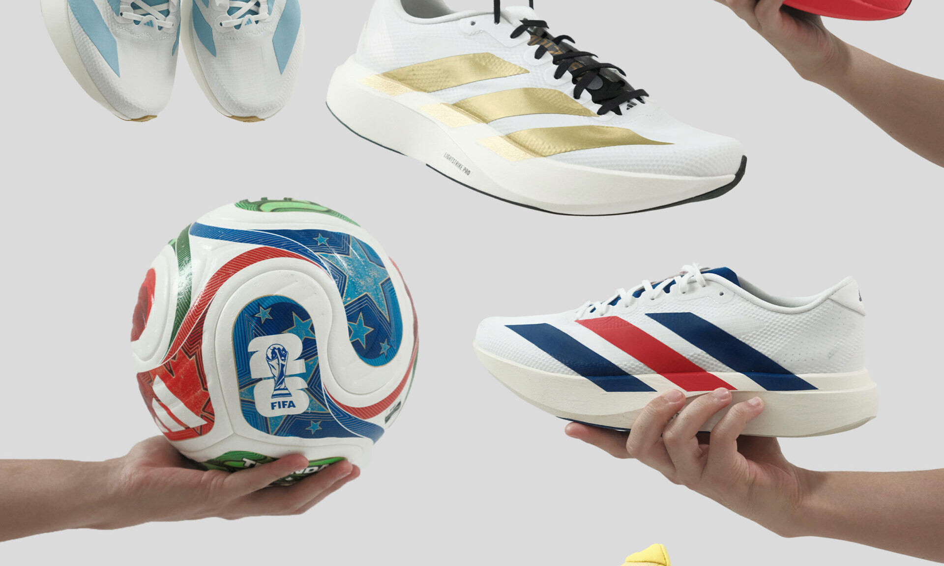 adidas 推出 ADIZERO EVO SL 世界杯配色系列