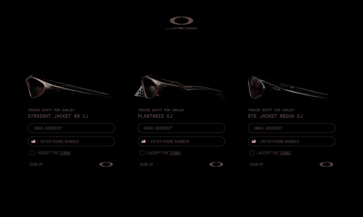 Travis Scott for Oakley 新联名墨镜系列发布