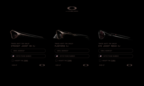 Travis Scott for Oakley 新联名墨镜系列发布
