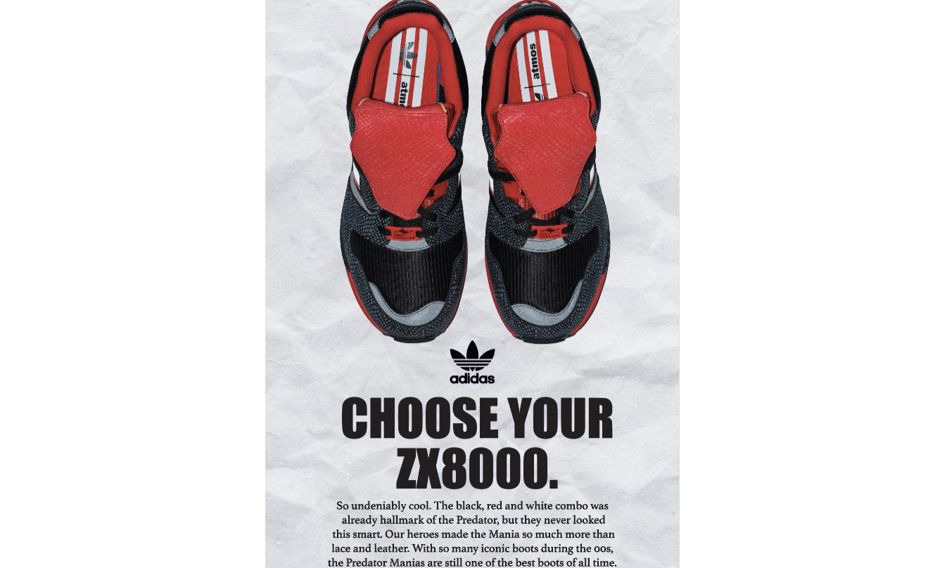 atmos 与 adidas Originals 联手打造全新 ZX 8000 G-SNK Predator