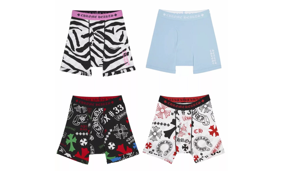 CHROME HEARTS 发布平角内裤系列