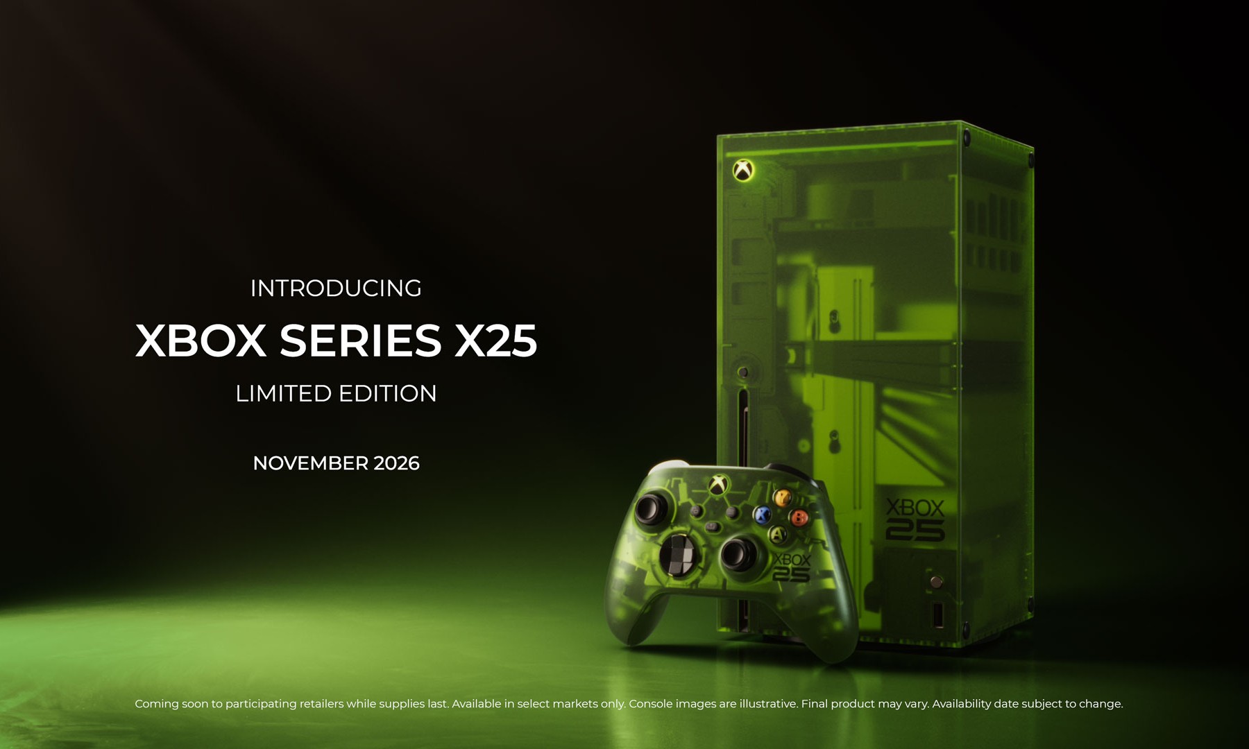 Xbox 25 周年纪念套装正式发布