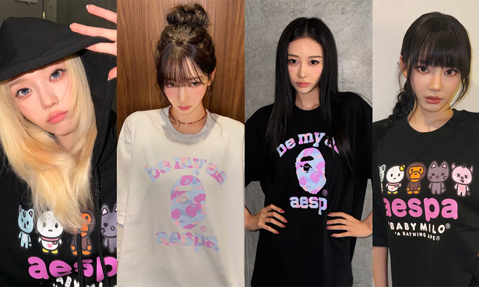aespa x BAPE® 联名系列正式发布