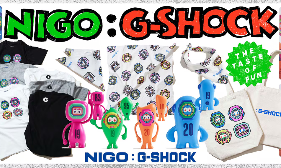 Casio 正式推出「NIGO：G-SHOCK 纪念系列」