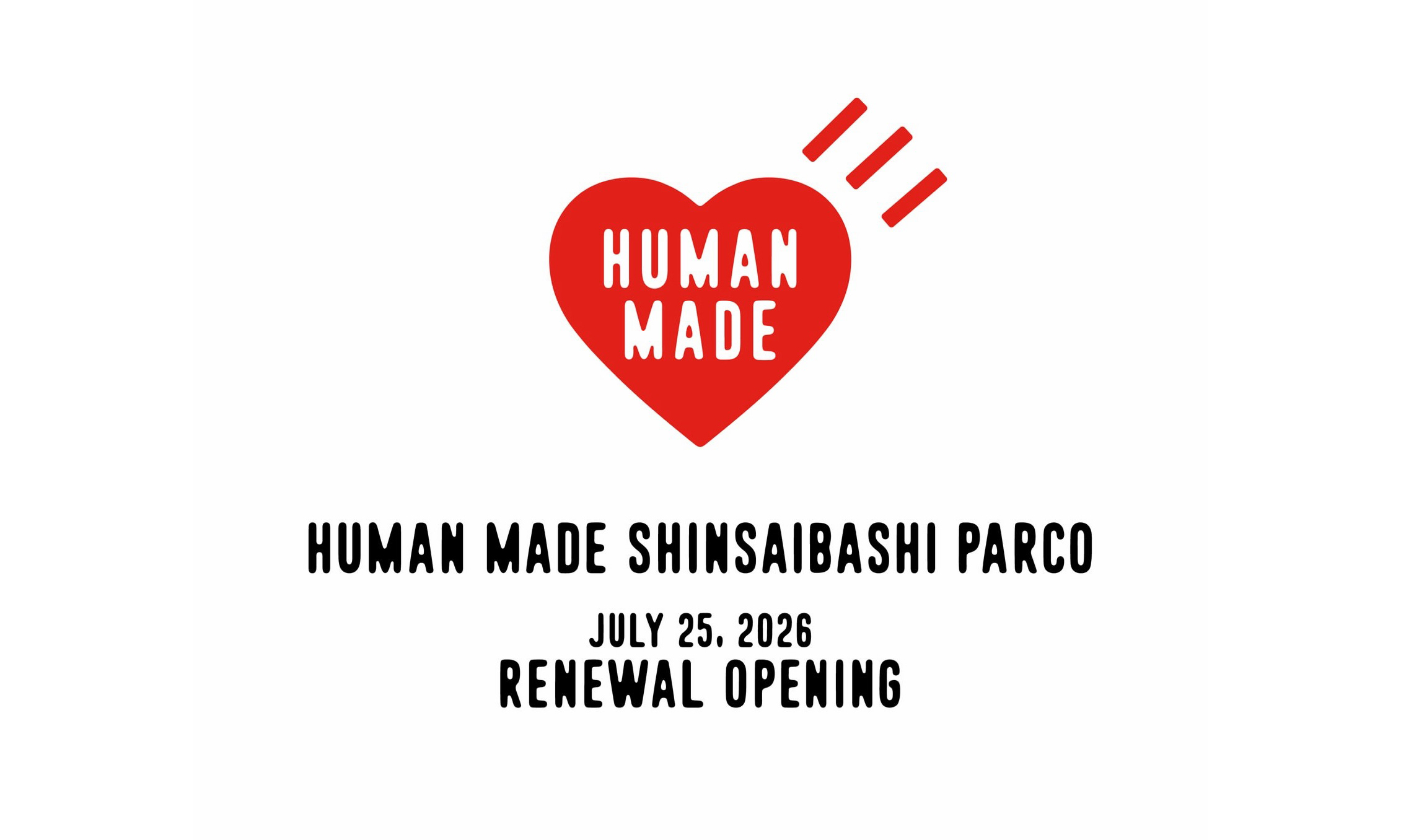HUMAN MADE 大阪心斋桥门店迎来重装开业