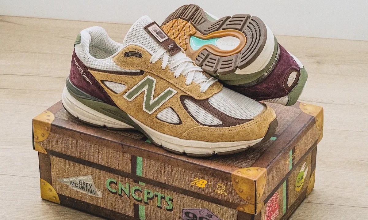 CNCPTS 再度携手 New Balance 推出联名款 990v4「Patina」