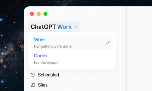 面向办公场景提升效率，OpenAI 推出 ChatGPT Work 智能体