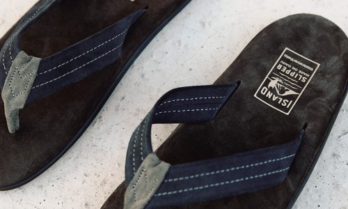 thisisneverthat® x Island Slipper 发布绒面革人字拖