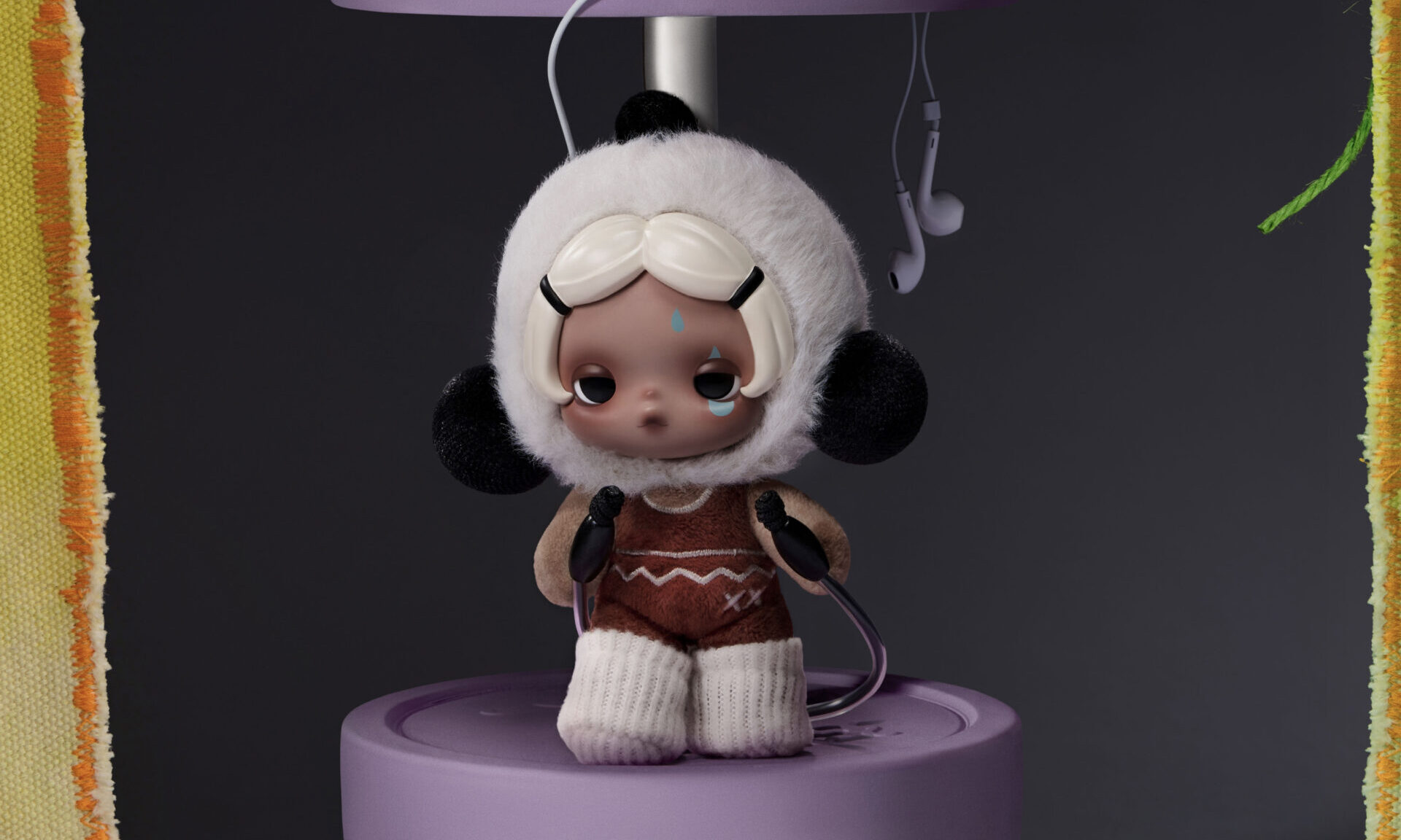 泡泡玛特推出 SKULLPANDA 不想不想系列