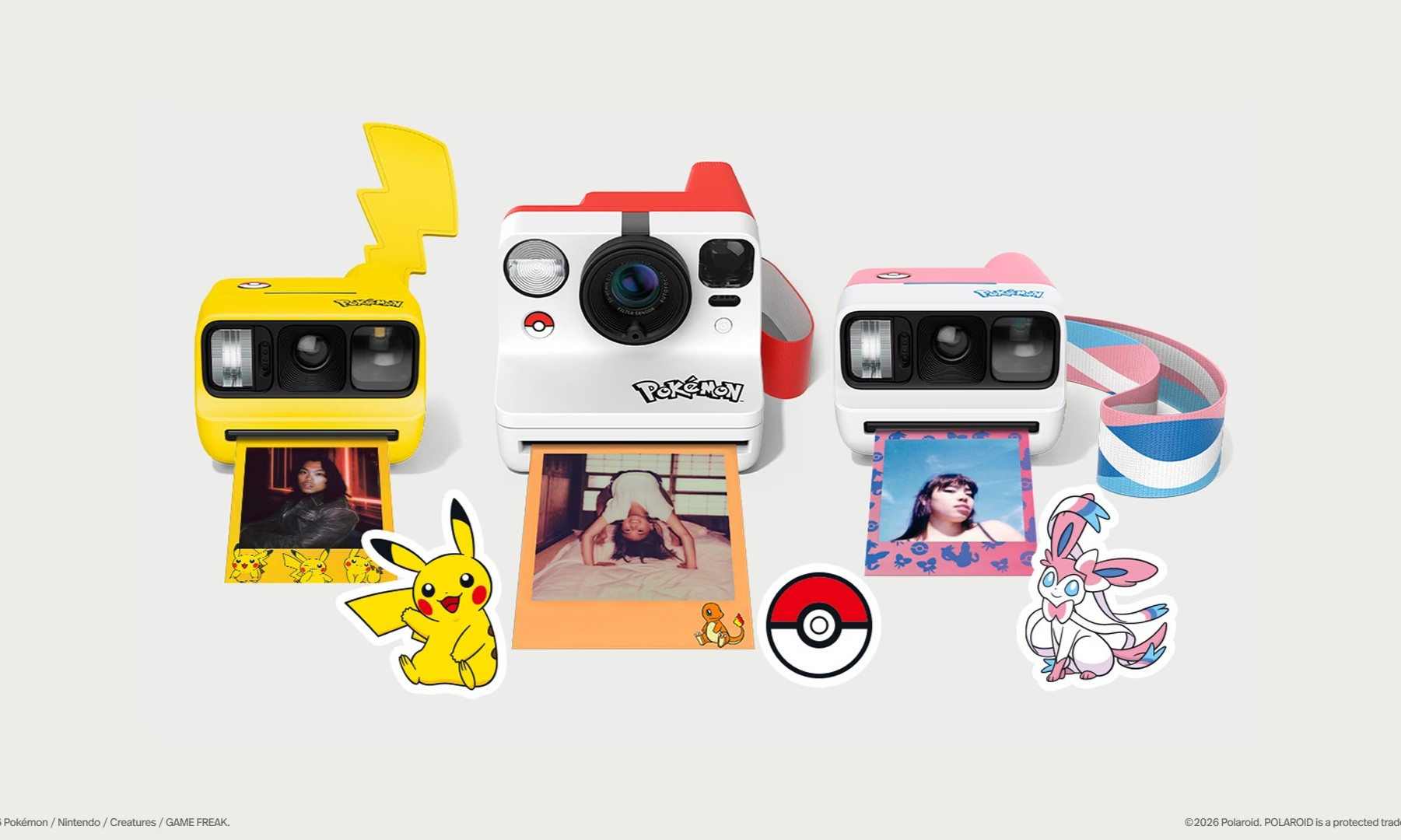 Pokémon x Polaroid 推出限定版拍立得相机系列