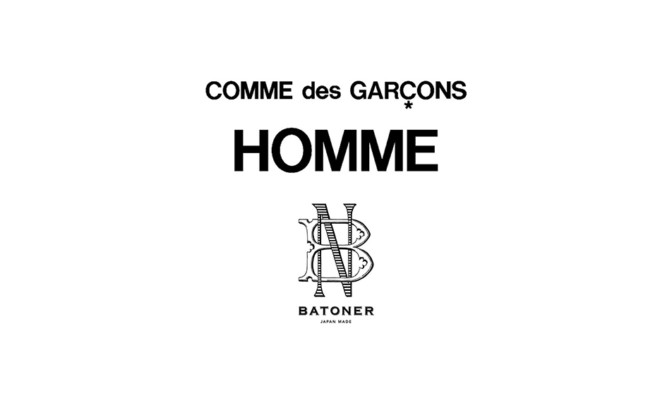 COMME des GARÇONS HOMME 携手 BATONER 推出首次联名系列