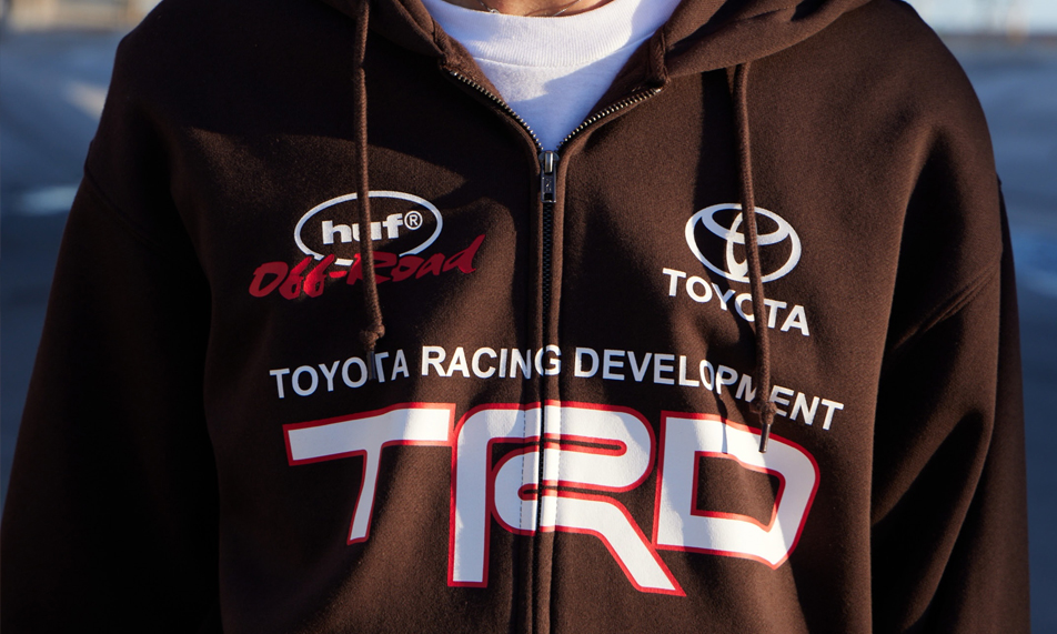 Toyota Racing Development x HUF 全新合作系列来袭