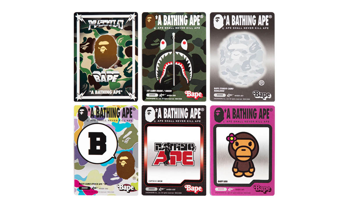 BAPE® 于日本独家推出首个收藏卡系列