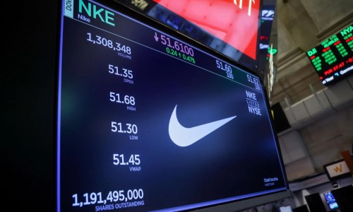 Nike 股价较高点暴跌 78%，将被移出标普 100 指数