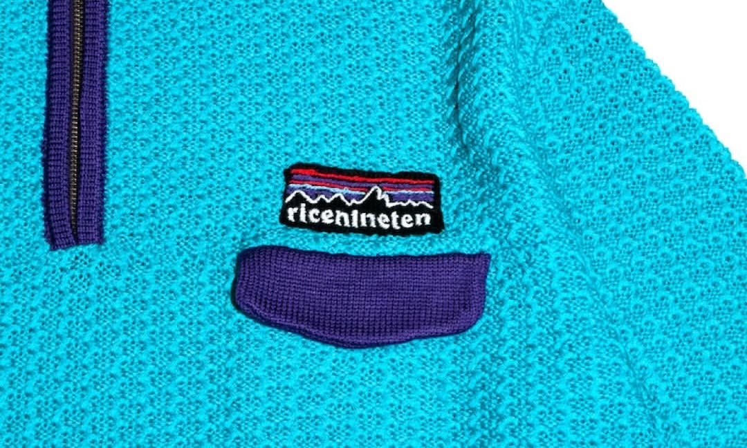 RICE NINE TEN 推出「Mountain Knitting Pullover」恶搞 Patagonia 经典