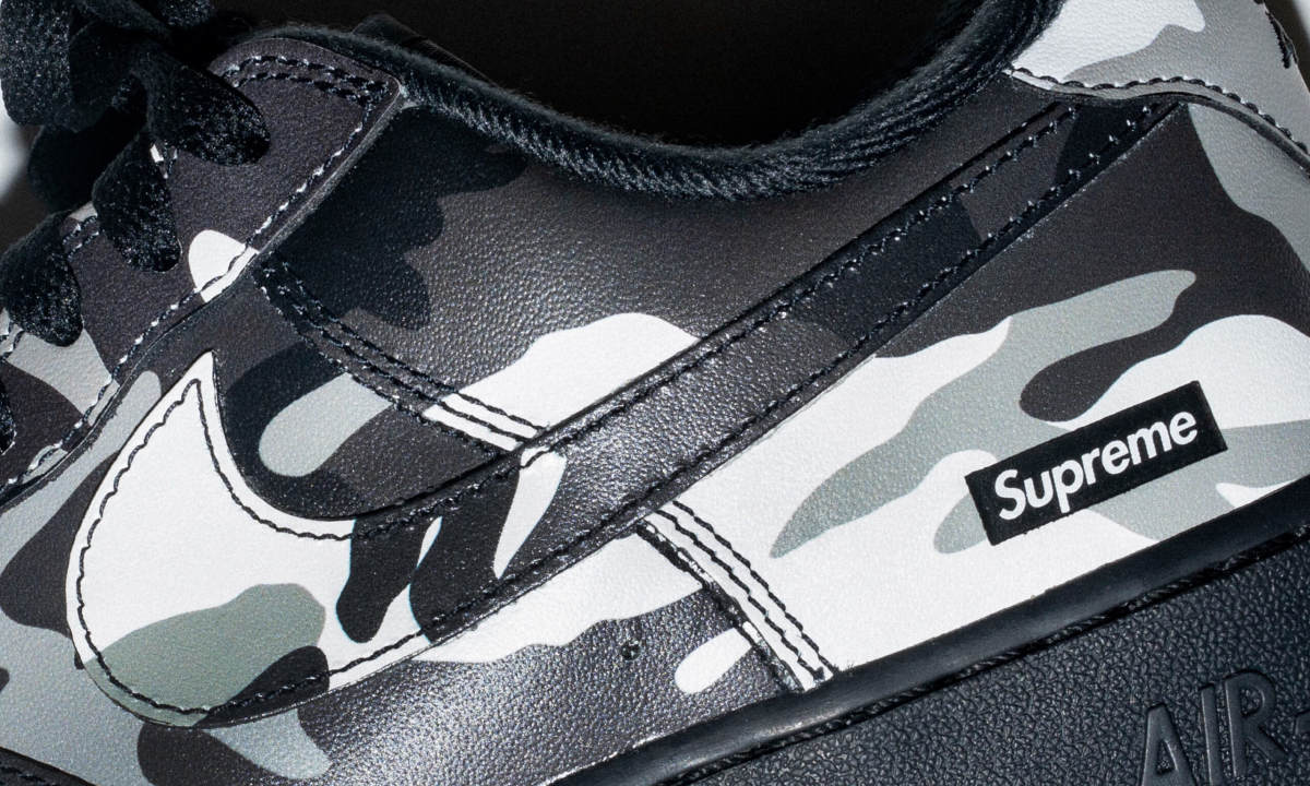Supreme 与 Nike 带来 Air Force 1 Low 全新雪地迷彩配色