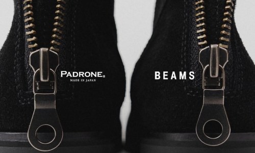 PADRONE x BEAMS 全新联名「Back Zip Boots」正式登场